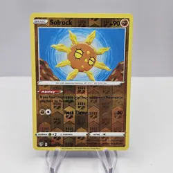 Solrock Reverse Holo 092/189 Uncommon Darkness Ablaze Pokemon TCG - Image 1