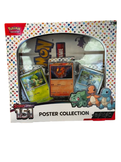 🔥Pokemon TCG 151 Poster Collection Box | Sealed | 3 Promos + 3 Packs-NEW🔥 820650853166 - Image 1