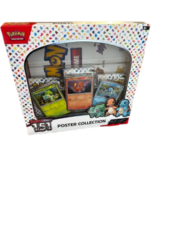 🔥Pokemon TCG 151 Poster Collection Box | Sealed | 3 Promos + 3 Packs-NEW🔥 820650853166 - Image 2