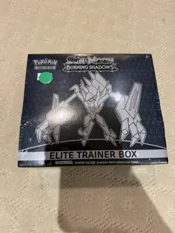 Pokemon Sun and Moon Burning Shadows Elite Trainer Box Factory Sealed 820650802416 - Image 1