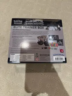 Pokemon Sun and Moon Burning Shadows Elite Trainer Box Factory Sealed 820650802416 - Image 2