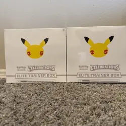 POKEMON Celebrations ETB 25th Anniversary New Factory Sealed x1 - Image 1