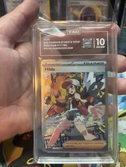 Pokemon Hilda White Flare 171/086 Special Art Rare TAG 10 Gem Mint - Image 2