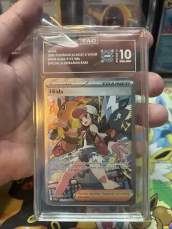 Pokemon Hilda White Flare 171/086 Special Art Rare TAG 10 Gem Mint - Image 3