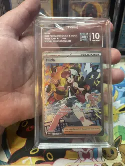 Pokemon Hilda White Flare 171/086 Special Art Rare TAG 10 Gem Mint - Image 4