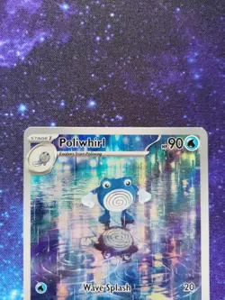 2023 Poliwhirl #176 Illustration Rare Near Mint Scarlet & Violet 151 Pokemon TCG - Image 2