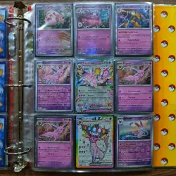 Premium 99 Card Assorted Pokemon TCG Lot, Sleeved in Vintage Pikachu Binder - Image 4