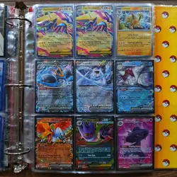 Premium 99 Card Assorted Pokemon TCG Lot, Sleeved in Vintage Pikachu Binder - Image 5