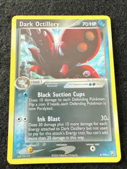 Pokemon Dark Octillery Holo 8/109 from EX Team Rocket Returns in LP- condition! - Image 1