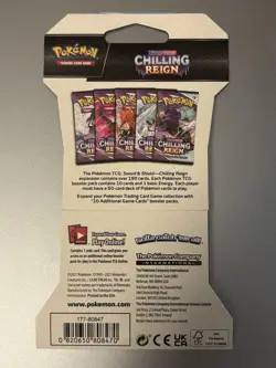 Pokemon Sword & Shield Chilling Reign Sleeved Booster Pack - Image 2