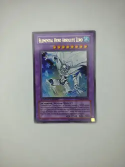 Yugioh Elemental Hero Absolute Zero YG04-EN001 Ultra Rare Limited Edition NM - Image 1
