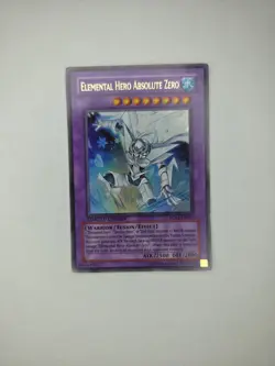 Yugioh Elemental Hero Absolute Zero YG04-EN001 Ultra Rare Limited Edition NM - Image 2