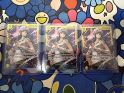 3x Op TCG - Trafalgar Law ENGLISH EB03-062 HEROINES SEC Near Mint - Image 1
