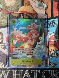 Shirahoshi Alternative Art SR OP12-102 Legacy of the Master One Piece TCG CCG NM - Image 1