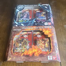 Bandai One Piece Card Game Illustration Box vol.5 & vol.6 Exclusive 2 Boxes - Image 1