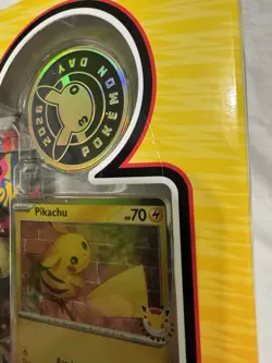 LOT OF 3 Pokemon Day 2026 Collection Box Pikachu Promo Card minor crease on box - Image 5