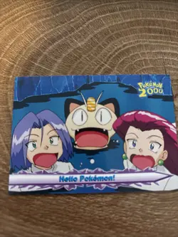 Pokemon Card Hello Pokemon! #56 Pokemon The Movie 2000 Topps Blue Label NM - Image 1