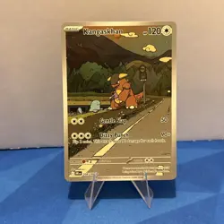 Pokemon TCG Kangaskhan Destined Rivals Illustration Rare Card 204/182 SV10 - Image 1