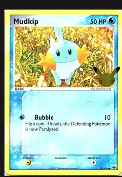 Mudkip 59/109 - Pokemon Celebrations - Jumbo Card - NM - Image 1
