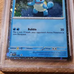 Pokemon Squirtle 048 SVP Cosmos Holo English 2023 PSA 10 Promo Card - Image 4