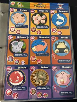 Pokemon THE FIRST MOVIE CARDS BURGER KING 9 UNCUT SHEET (81 Cards) - Image 3