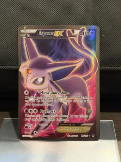 Espeon EX Full Art Ultra Rare BREAKpoint 117/122 Holo Pokemon Card - Image 1