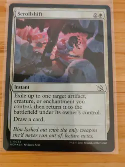 MTG Scrollshift (FOIL) 0034 March of the Machine M/NM Free UK P&P - Image 1
