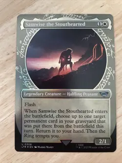 MTG Samwise the Stouthearted #0306 Showcase FOIL LTR Uncommon NM/M - Image 1