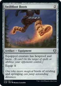 MTG Foil - Swiftfoot Boots - 339 / NM / English - Image 1