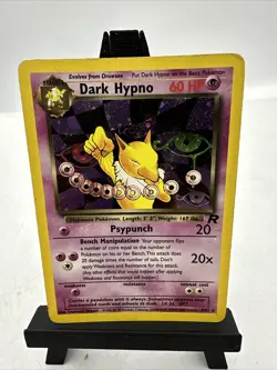 Pokemon TCG Dark Hypno Team Rocket 9/82 Holo Unlimited Holo Rare HP - Image 1