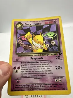 Pokemon TCG Dark Hypno Team Rocket 9/82 Holo Unlimited Holo Rare HP - Image 3