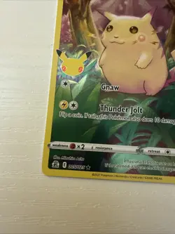 Pikachu 005/025 Full Art Holo Celebrations Pokemon TCG NM - Image 2