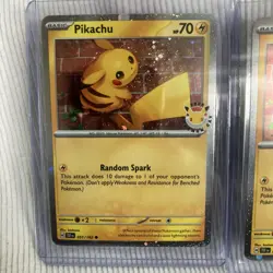Pikachu 051/162 2026 Pokemon Day 30th Anniversary Promo Lot Of Three (3) - Image 4
