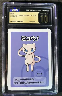Pokemon TCG Mew Old Maid Japanese 2019 CGC PRISTINE 10 - Image 1