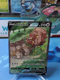 Greedent V 257/264 SWSH Fusion Strike Ultra Rare Alternate Pokemon NM - Image 1