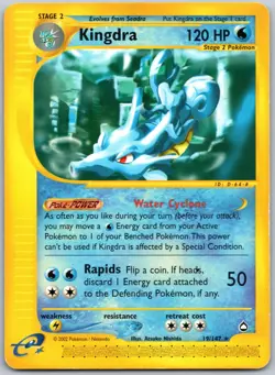 Kingdra 019/147 Aquapolis - 2002 Pokemon Vintage Rare Regular LP - Image 1