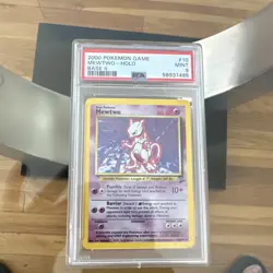 Pokemon TCG Mewtwo Base Set 2 10/130 Holo Rare PSA 9 Wizards of the Coast - Image 1