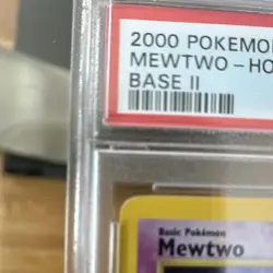 Pokemon TCG Mewtwo Base Set 2 10/130 Holo Rare PSA 9 Wizards of the Coast - Image 5