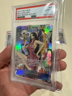One Piece Boa Hancock (051) Parallel Manga OP07-051 Replica PSA 10 Style Proxy - Image 3