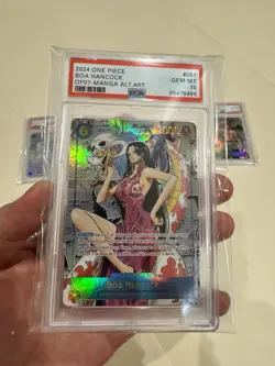 One Piece Boa Hancock (051) Parallel Manga OP07-051 Replica PSA 10 Style Proxy - Image 4