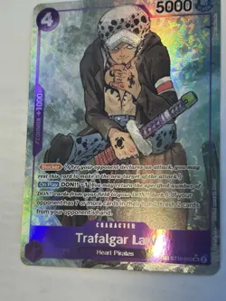 ST10-010 Trafalgar Law One Piece Card Game OP07 Treasure Rare English Gradeable! - Image 1
