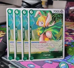 X4 Carrot EB03-013 Extra Booster: One Piece Heroines Edition Foil English Playse - Image 1