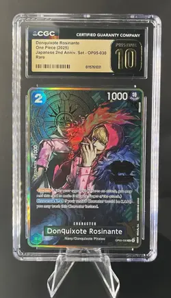 Donquixote Rosinante 030 One Piece 2nd Anniversary Set One Piece CGC 10 - Image 1