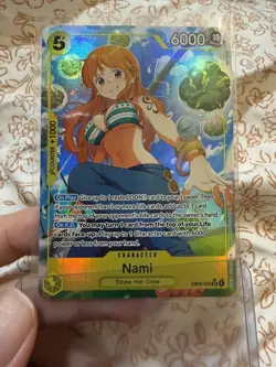 One Piece Nami SR Alt Art EB03-053 English NM-Mint Heroines gradable - Image 1