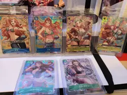 ONE PIECE TCG Promo Heroines Event Set P-111~113 Nami Nico Robin Jewelry Bonney - Image 1
