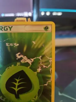 Pokemon TCG Grass Energy EX Holon Phantoms 105/110 Rare Holo Card LP Condition - Image 3