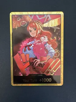 Near Mint Nami GOLD DON!! EB03 English One Piece Card Game - Image 1