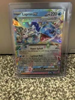 Lapras EX 032/142 - Stellar Crown - Pokemon Card - Near Mint - Image 1
