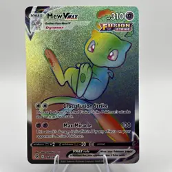 Pokemon Card - Mew VMAX Fusion Strike 268/264 Secret Rare NM - Image 1