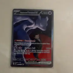 Pokemon Team Rocket's Mewtwo EX 280 HP Foil Psychic Card 281/217 - Image 1